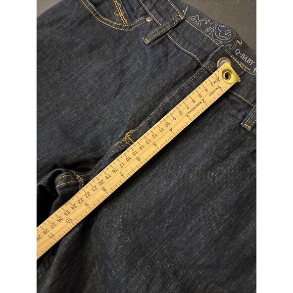 WRANGLER Q-Baby Jeans Size 13/14 Womens Mid Rise Boot Cut Denim Blue - Picture 6 of 10